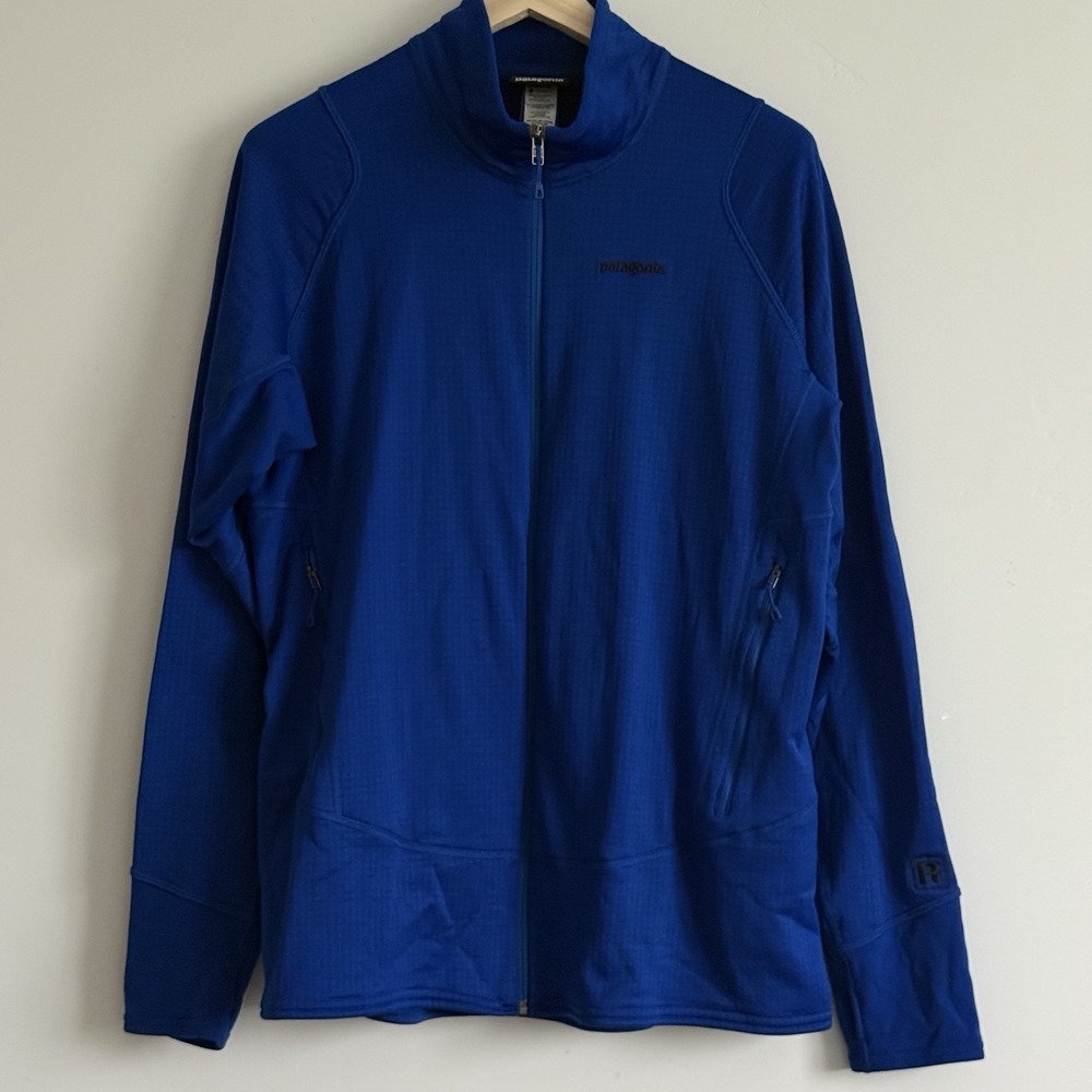 Patagonia Regulator R1 Tech Face Full Zip Fleece Jacket Blue Men's Size XL